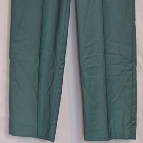 ASOS Devil's Advocate Men's Green Wide Leg Smart Formal Dress Pants Size 30 - Picture 3 of 9